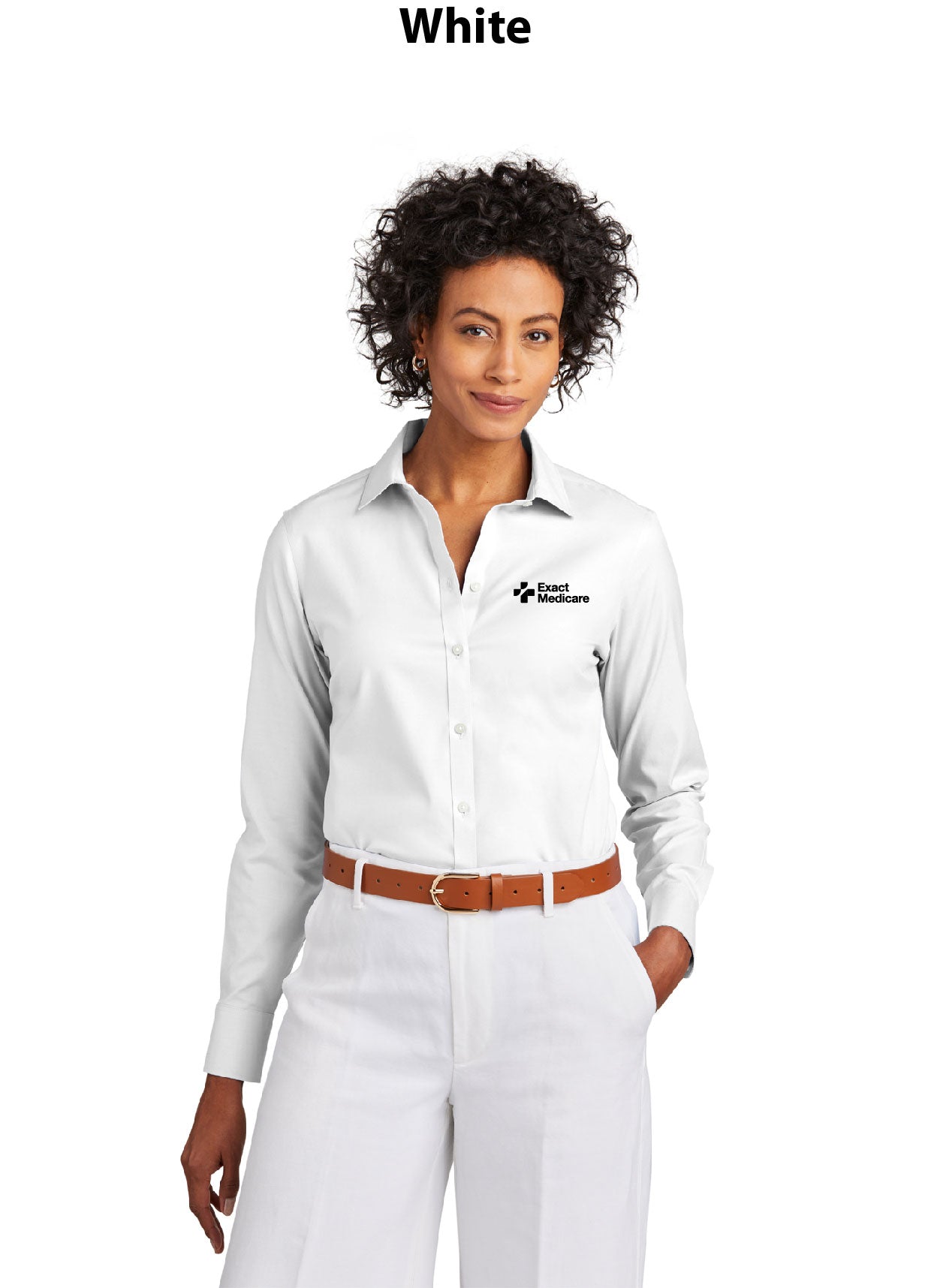 Brooks Brothers Women's Wrinkle-Free Stretch Pinpoint Shirt