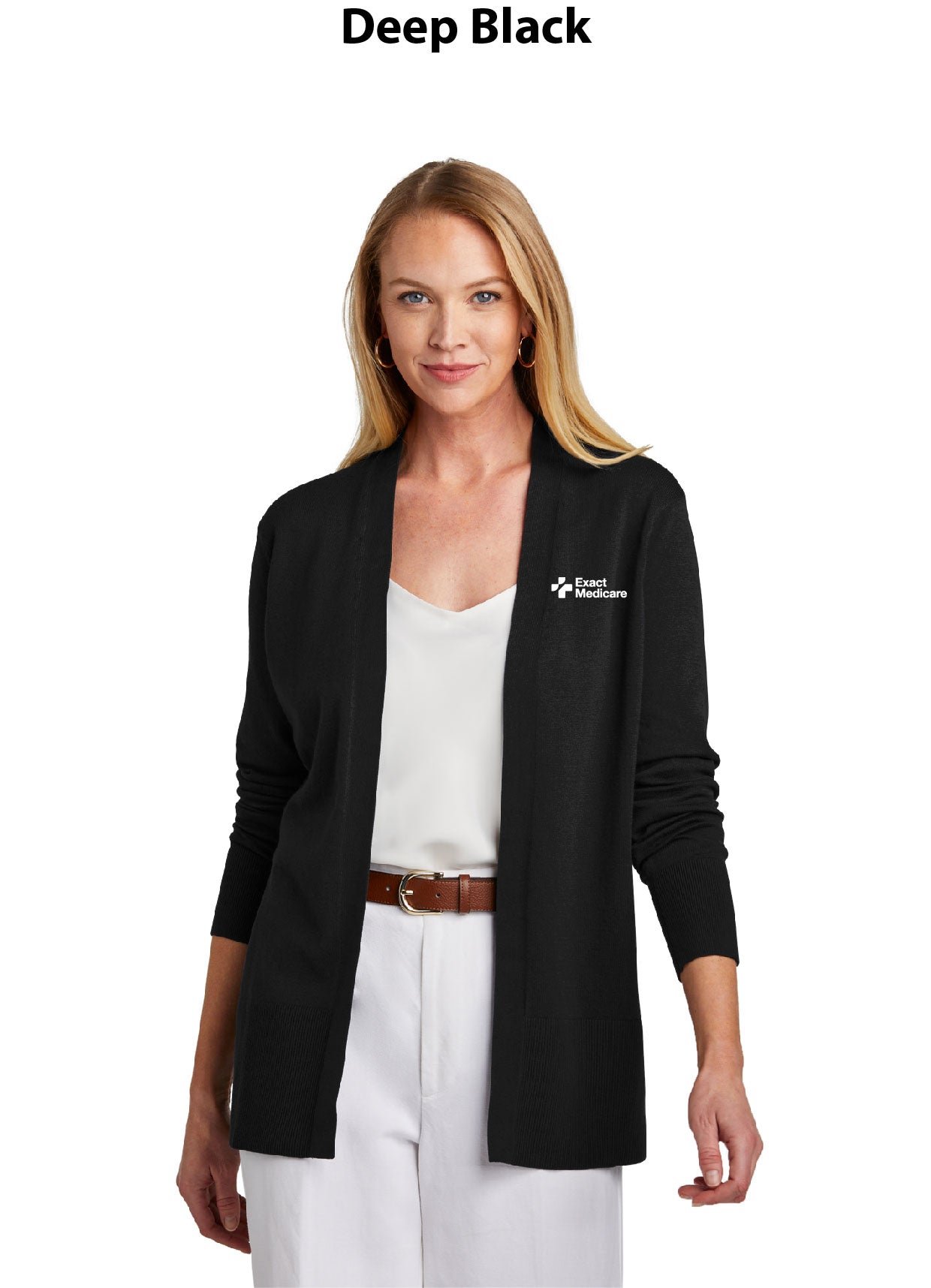 Brooks Brothers Women's Cotton Stretch Long Cardigan Sweater