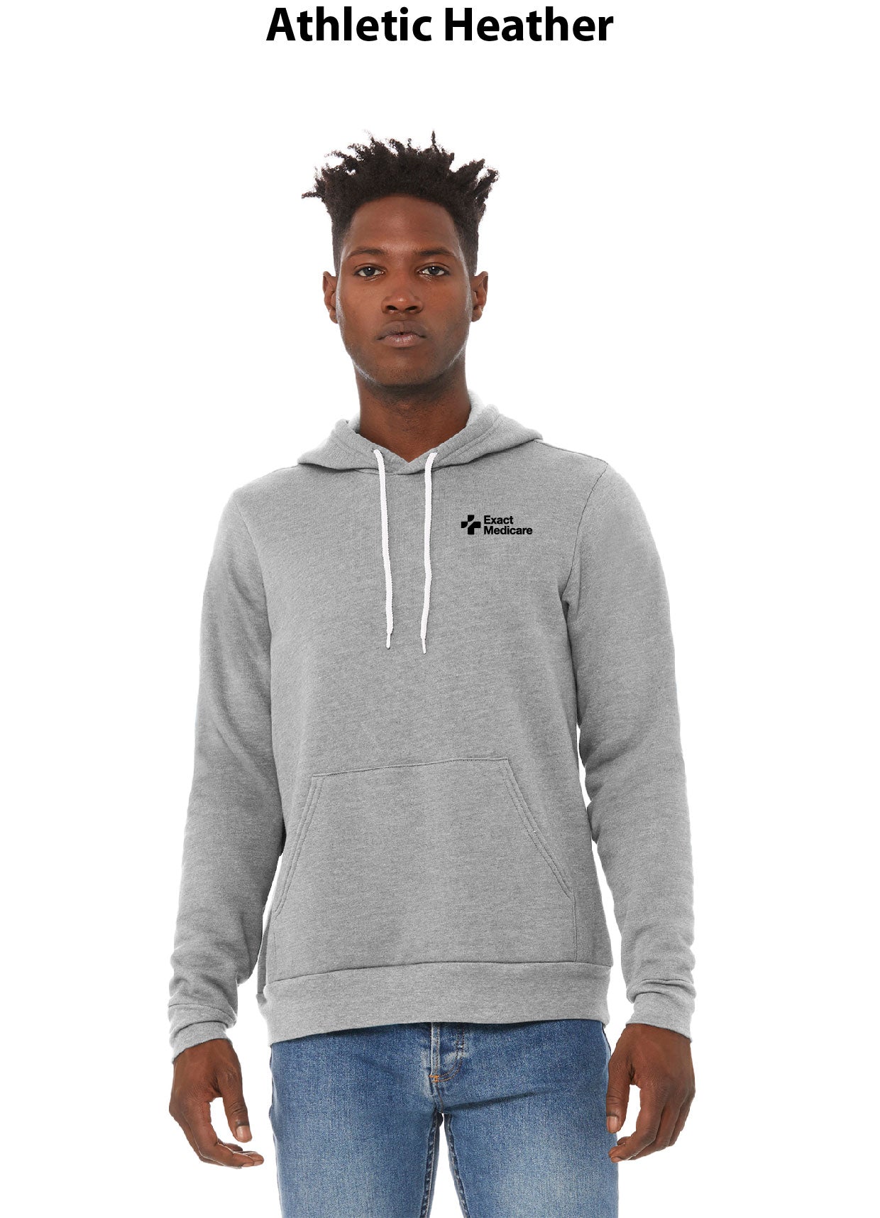 BELLA+CANVAS Unisex Sponge Fleece Pullover Hoodie.