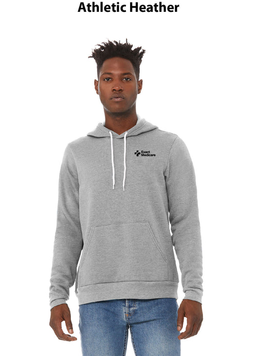 BELLA+CANVAS Unisex Sponge Fleece Pullover Hoodie.