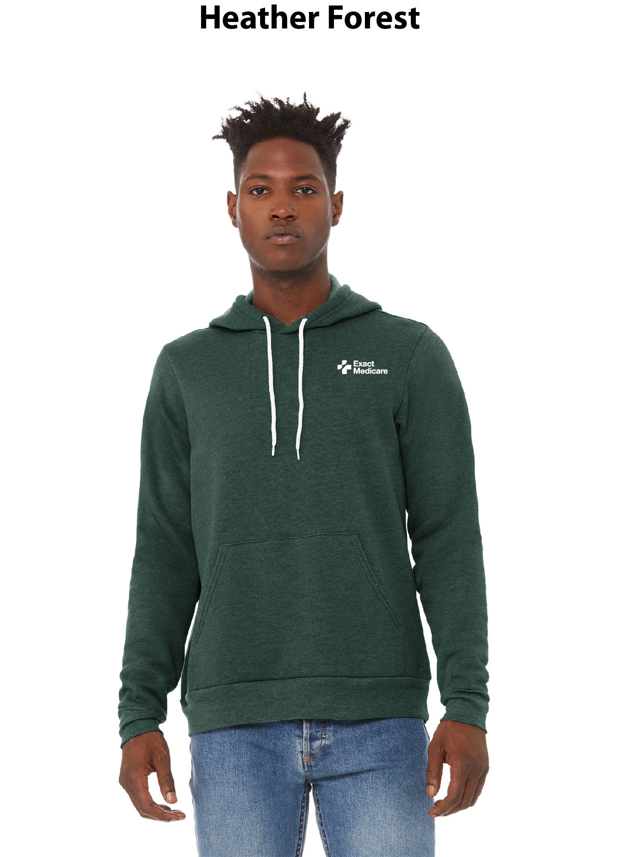 BELLA+CANVAS Unisex Sponge Fleece Pullover Hoodie.