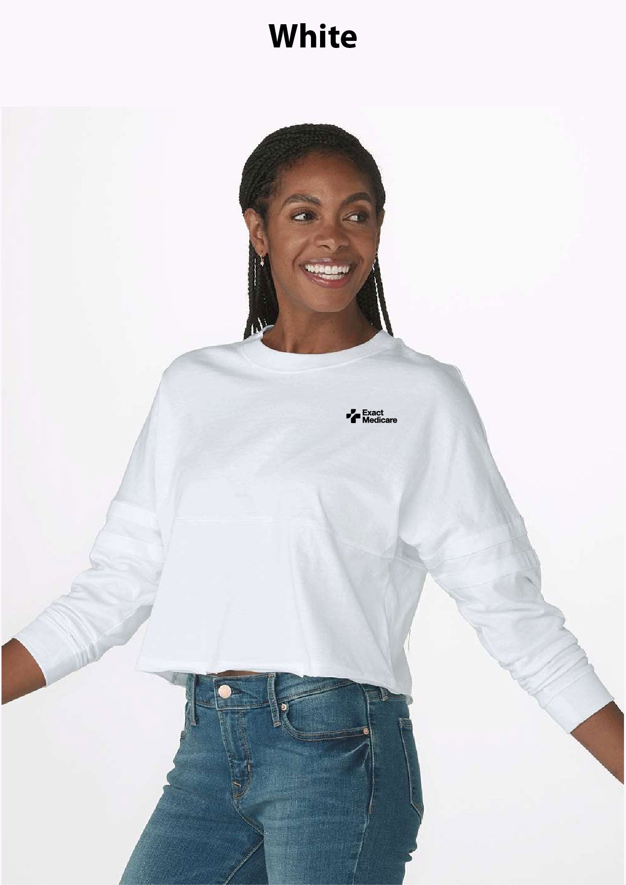 Boxercraft Women's Crop Retro Jesery