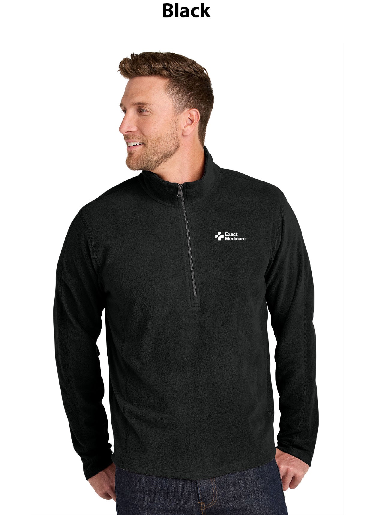 Port Authority Microfleece 1/2-Zip Pullover.