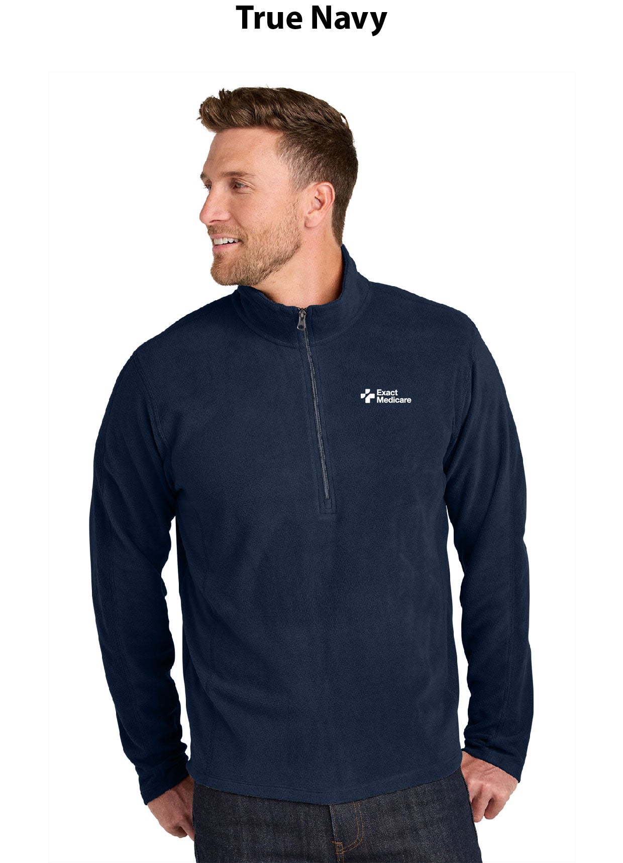 Port Authority Microfleece 1/2-Zip Pullover.