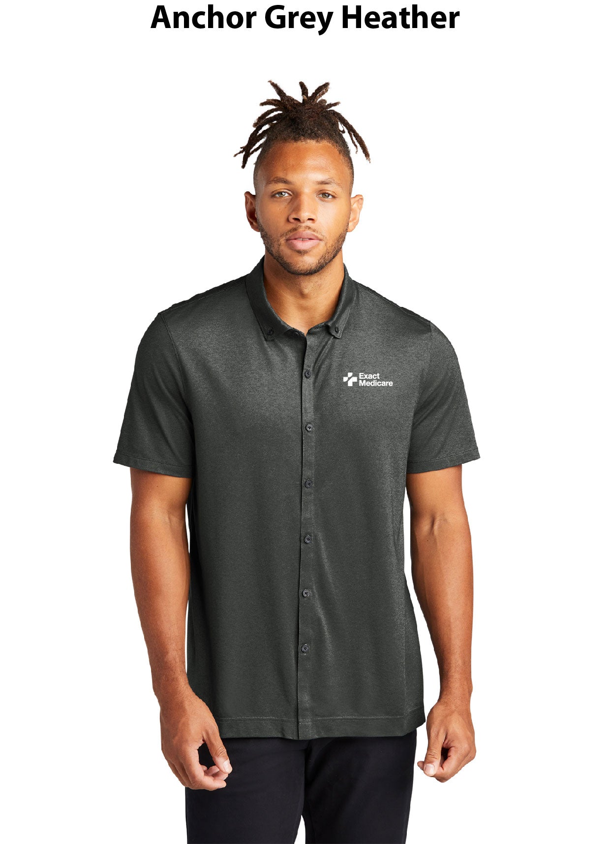 Mercer+Mettle Stretch Pique Full-Button Polo