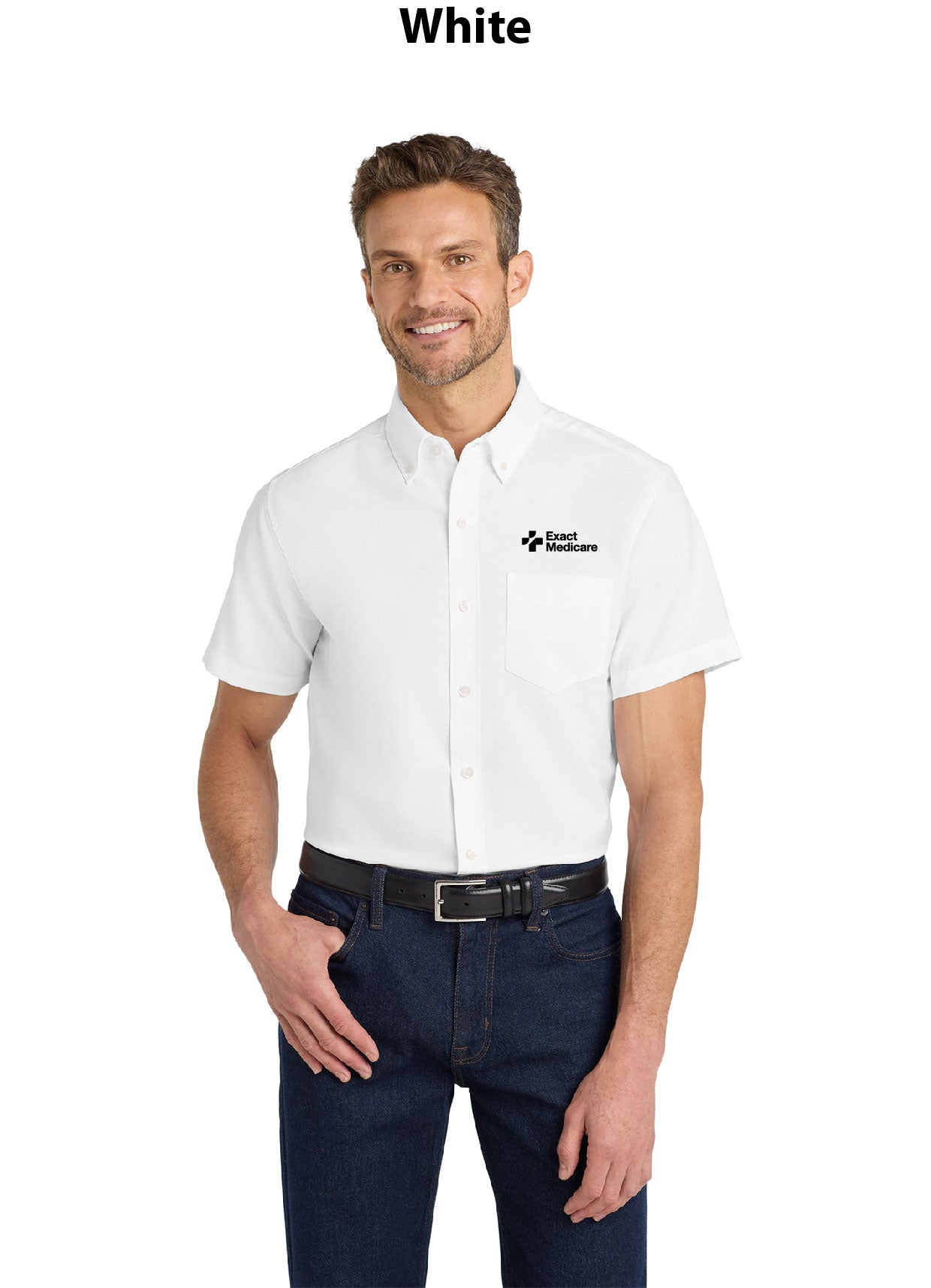 Port Authority Short Sleeve SuperPro Oxford Shirt
